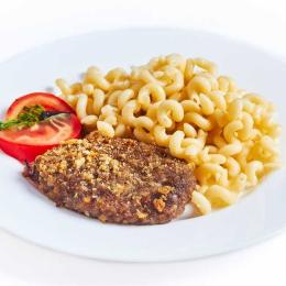 Котлета с макаронами Котлета с макаронами