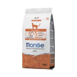 Сухой корм Monge Cat Sterilized для стерилизованных кошек с уткой, 1,5 кг Сухой корм Monge Cat Sterilized для стерилизованных кошек с уткой, 1,5 кг
