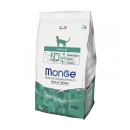 Сухой корм Monge Cat для кошек для выведения шерсти, 1,5кг Сухой корм Monge Cat для кошек для выведения шерсти, 1,5кг